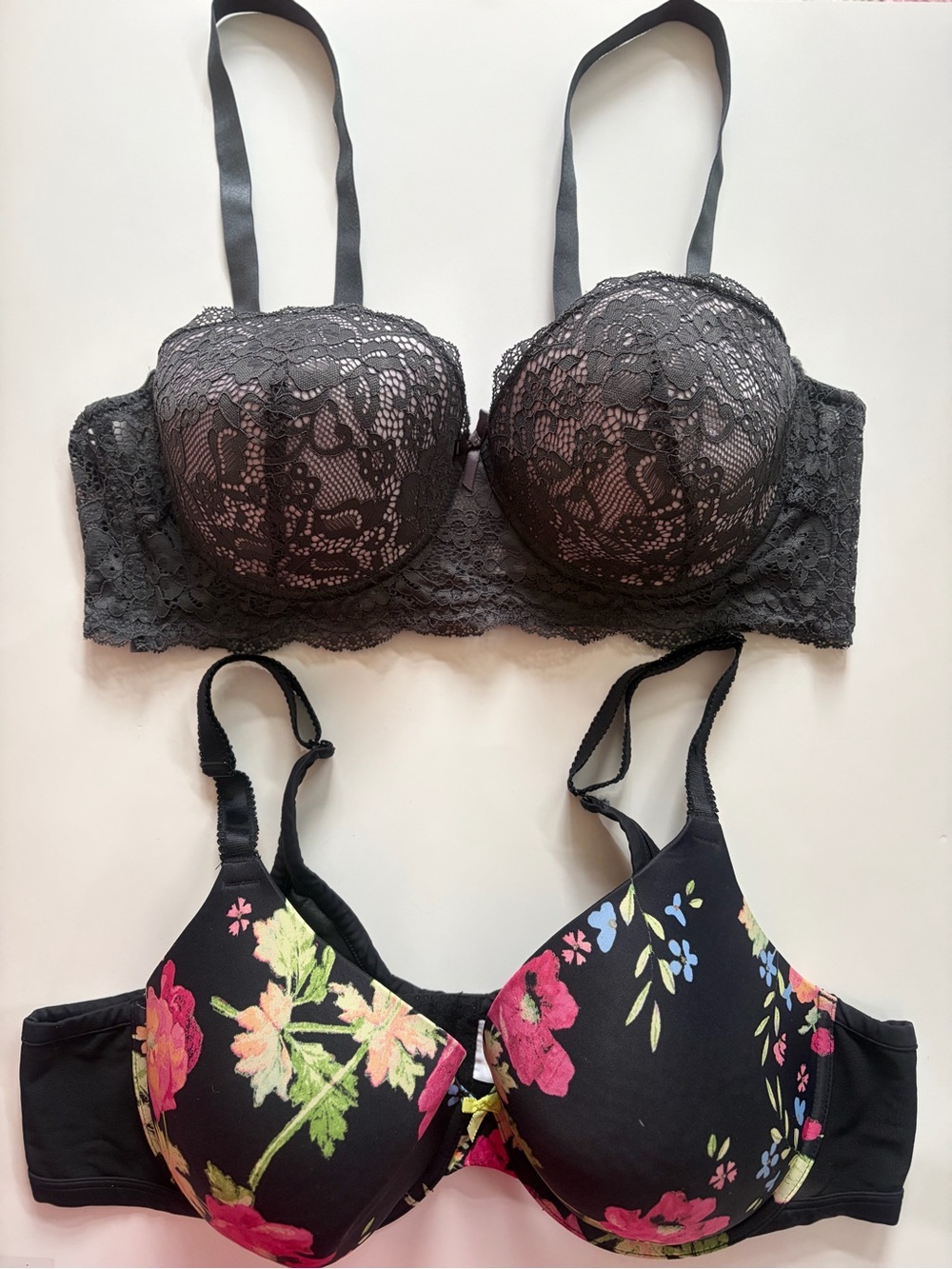 4-Pack Bra Bundle 44C | Lace & everydat Underwire Bras | Plus Size 44C
